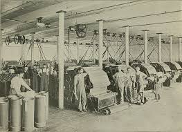 Textile factory floor